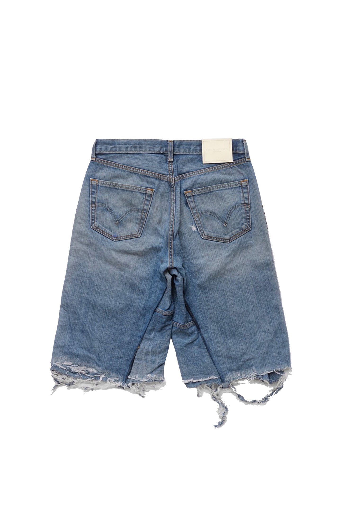 BAGGY STUDS DENIM SHORTS