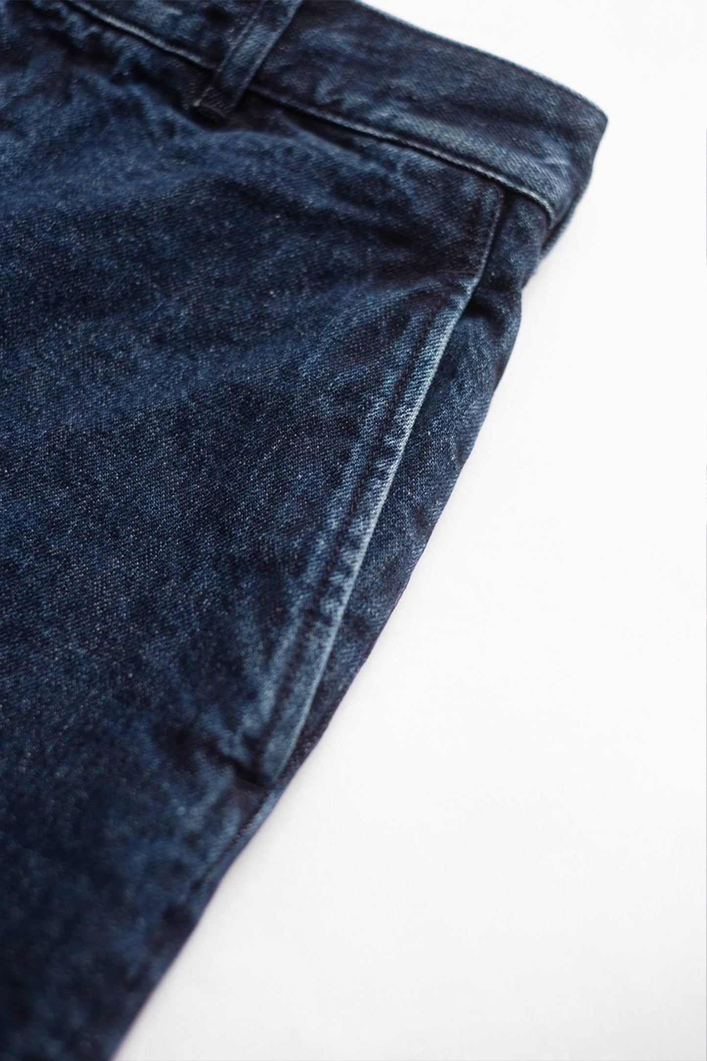 DENIM WIDE TROUSERS