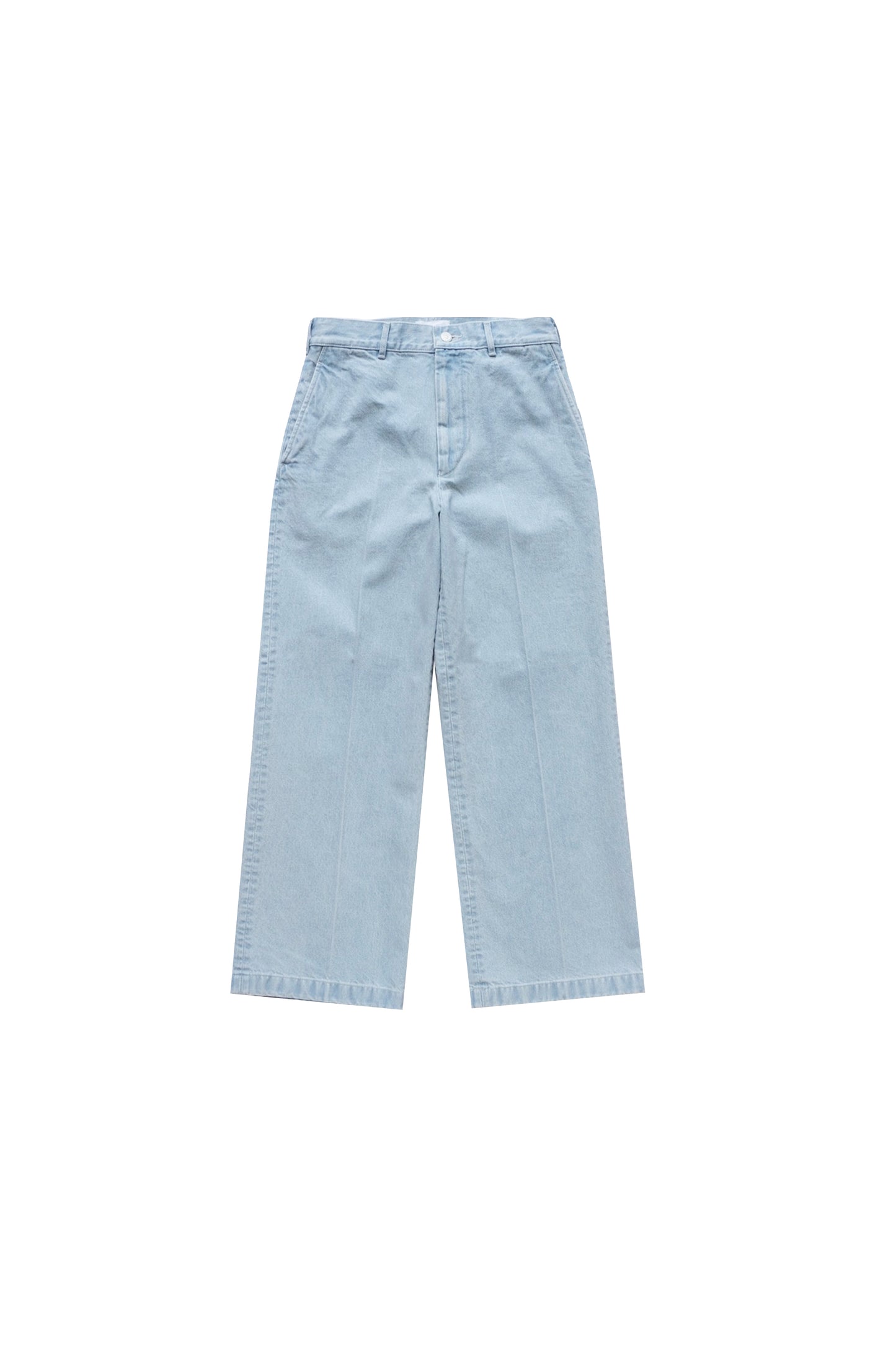 DENIM WIDE TROUSERS