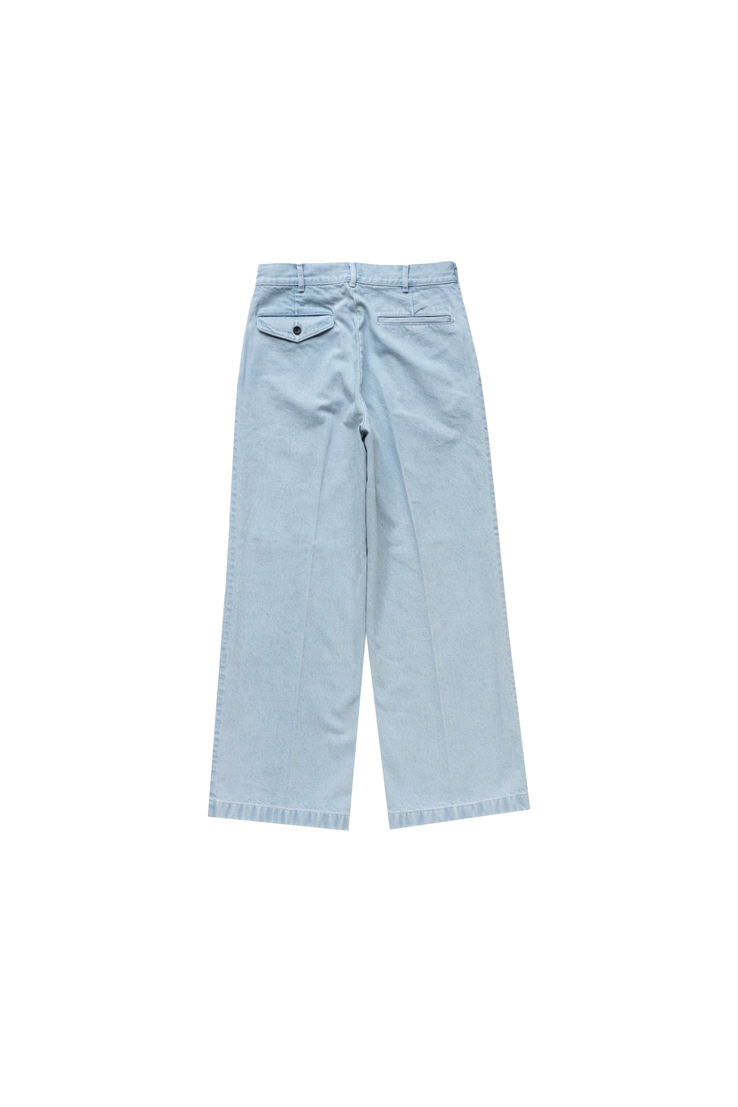 DENIM WIDE TROUSERS