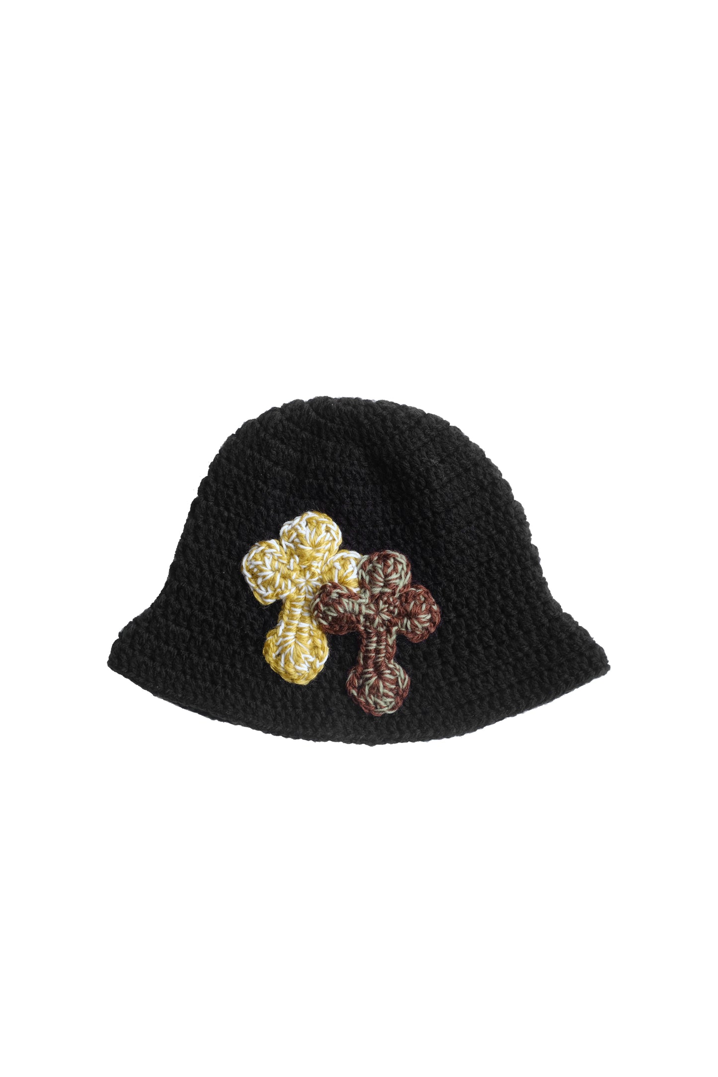 3D cross knit hat