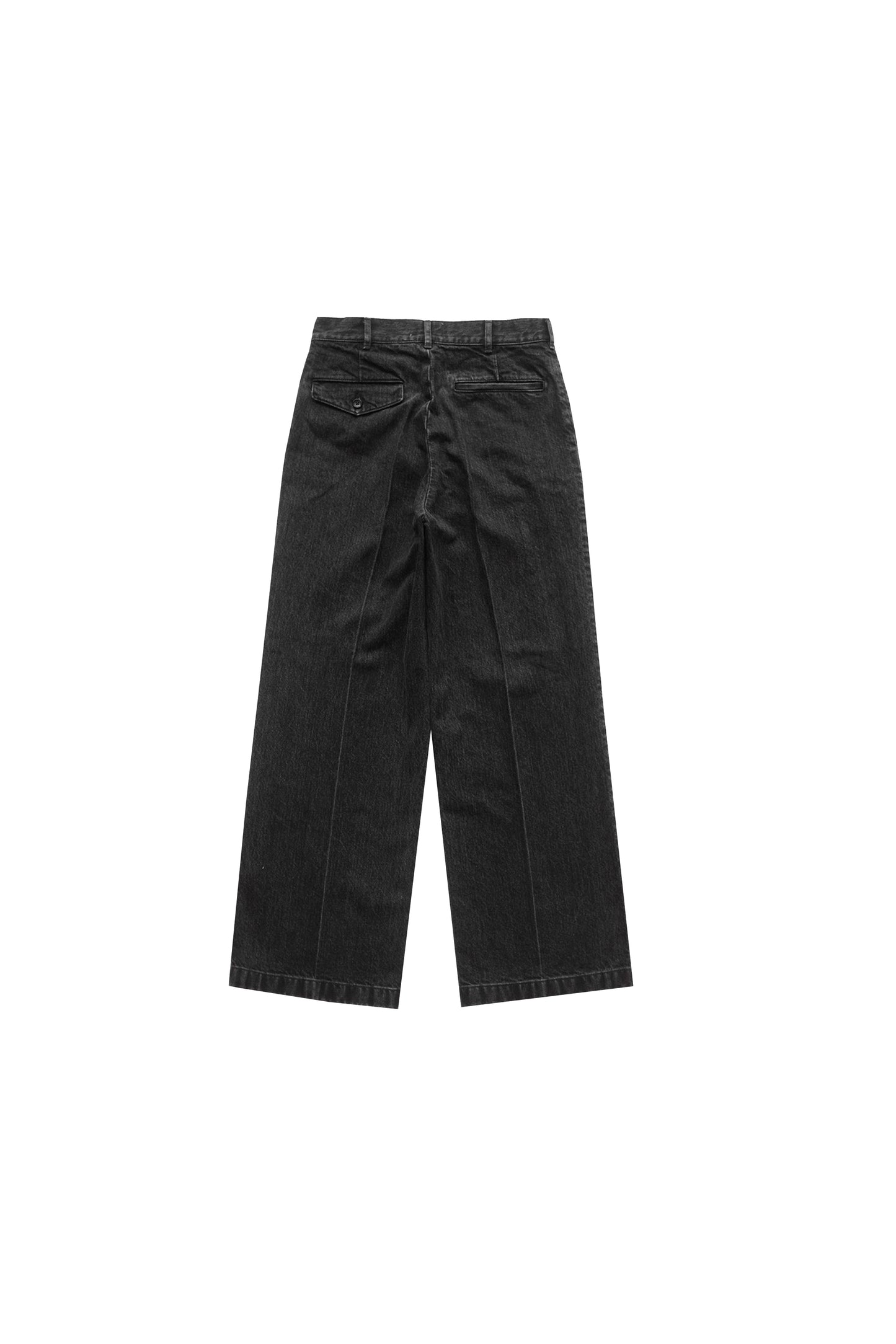 DENIM WIDE TROUSERS