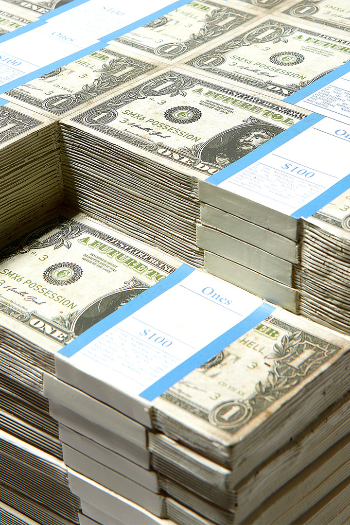 KK_STOOL/MONEY/WHITE