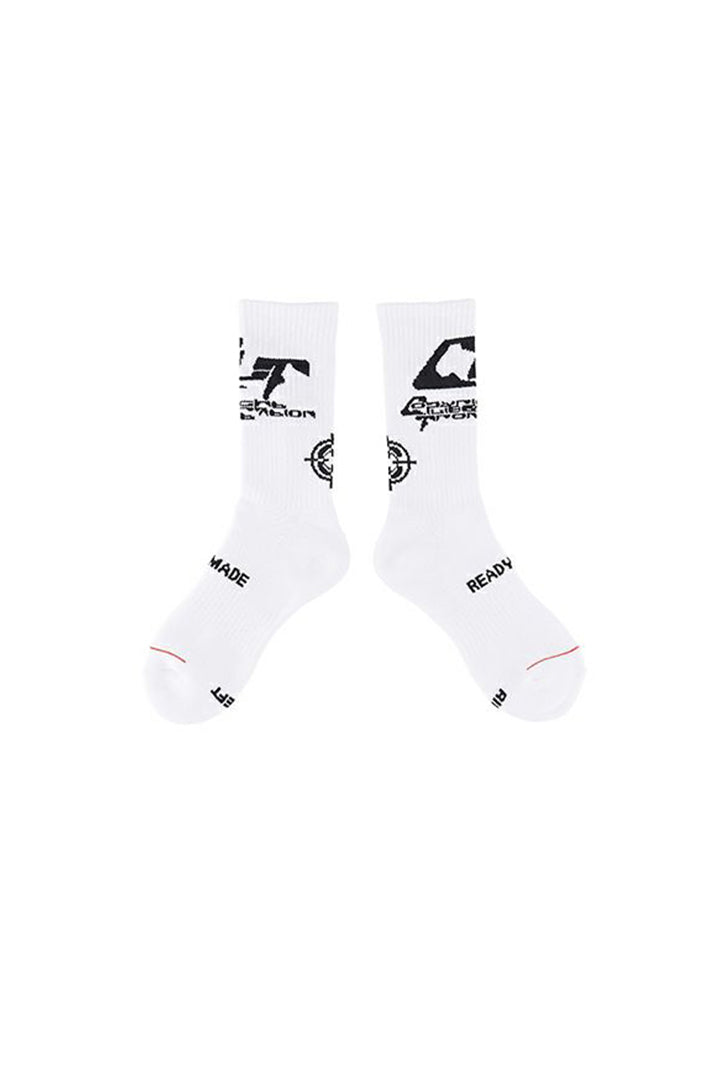 CREWSOCKS CLF/WHIT
