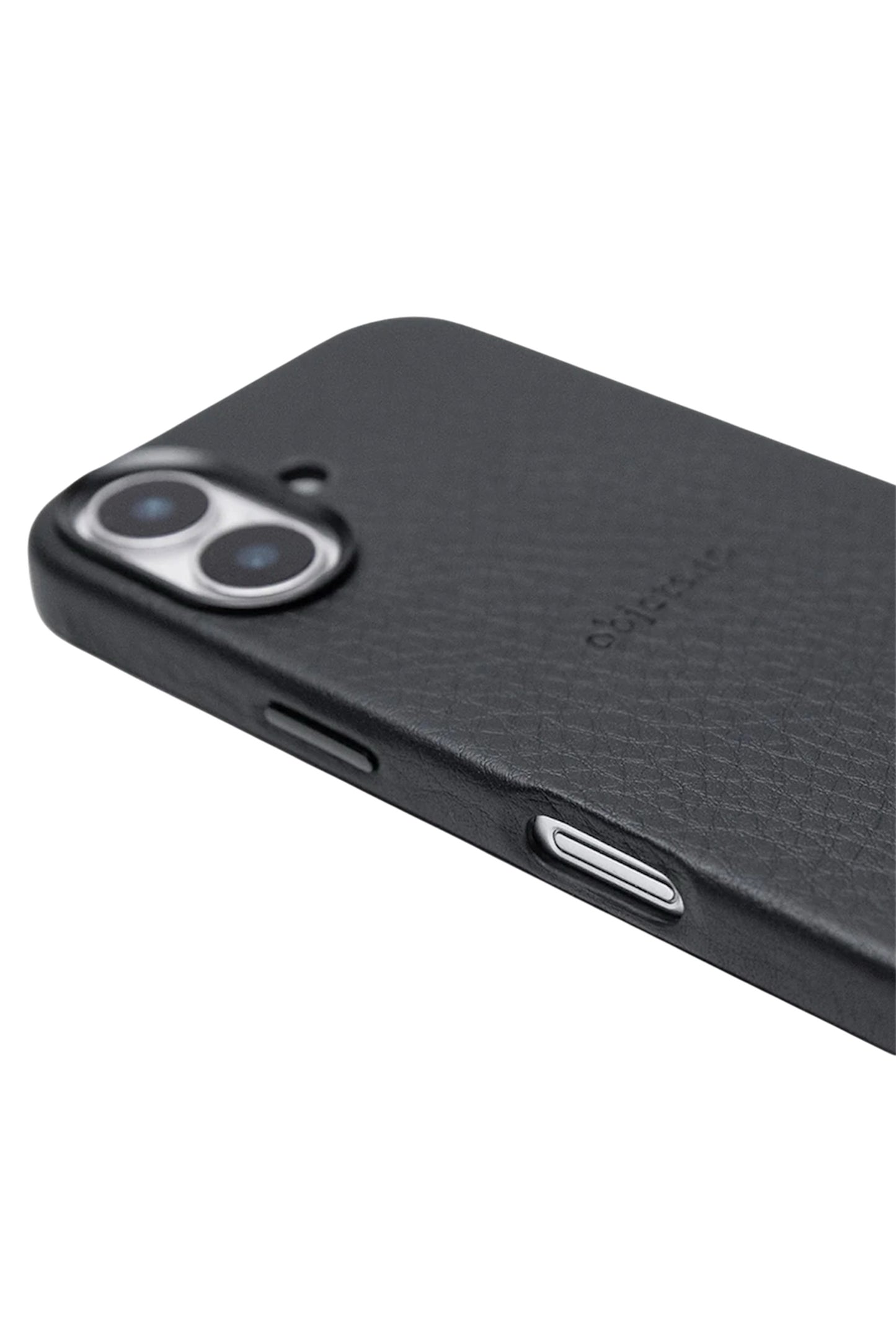 iPhone カラビナレザーケース【17. 16. 15】/ Black