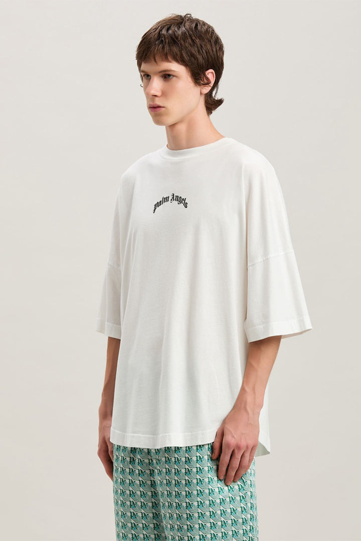 BACK CURVED LOGO OVER TEE