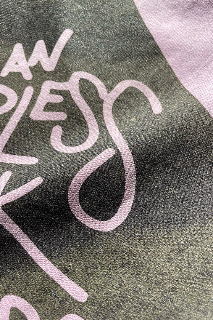 Knitted THOUGHT BUBBLE SPRAY PRINT SS T-SHIRT