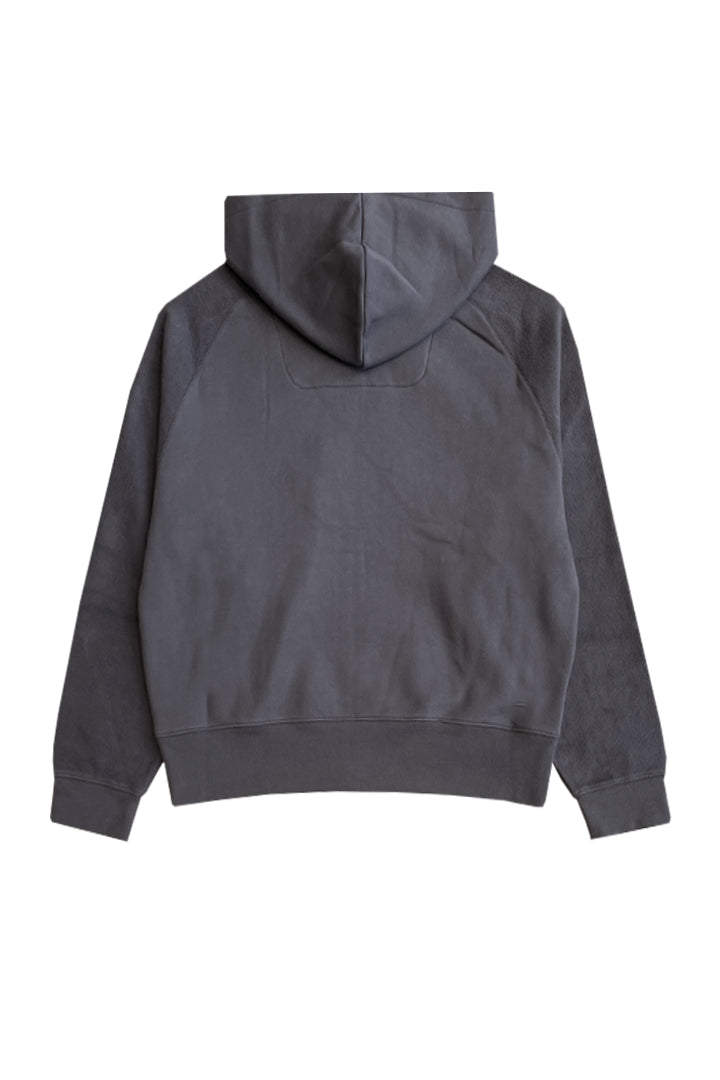 Knitted THOUGHT BUBBLE PANELLED HOODIE