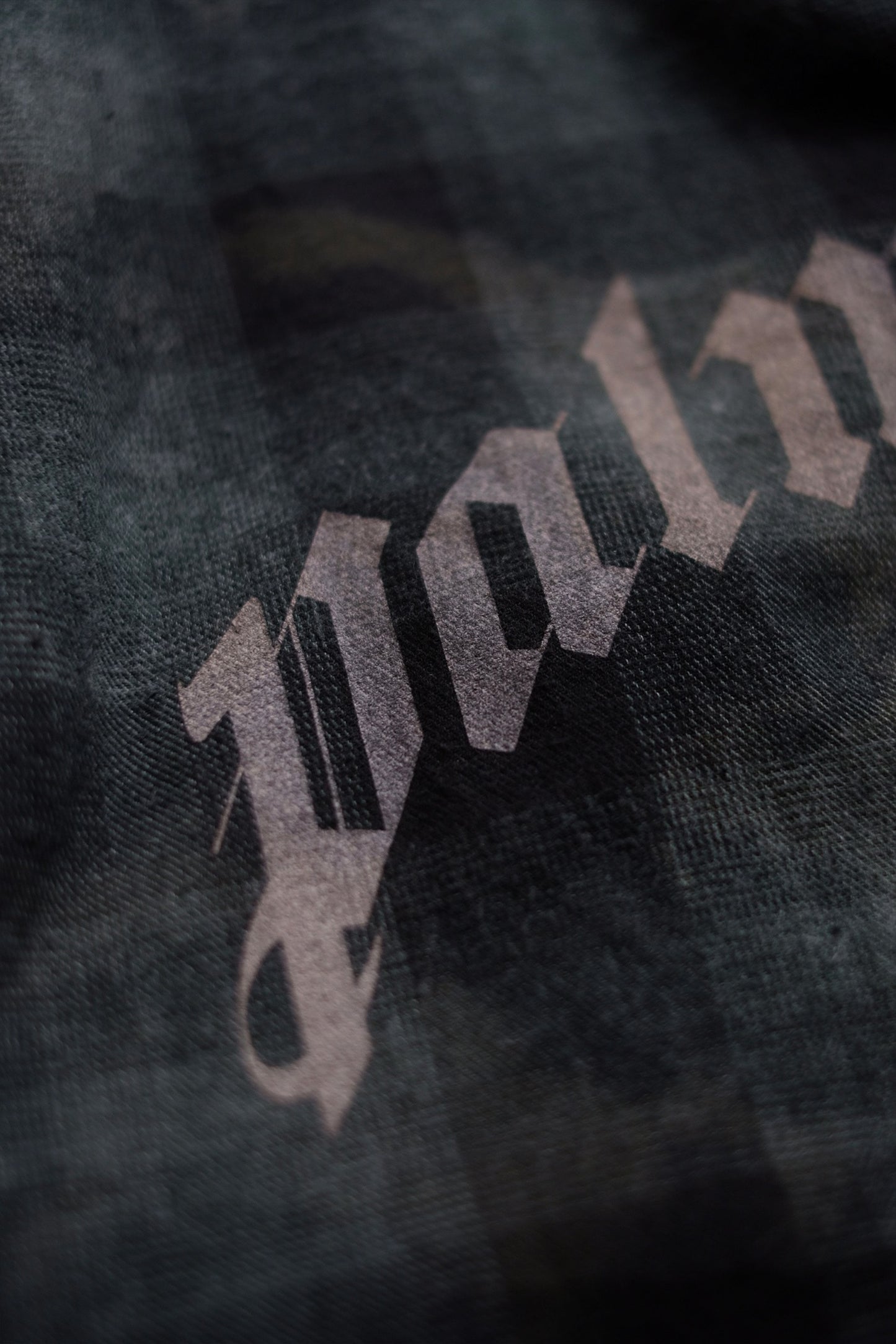 M CURVED LOGO CHECK SHIRT LS