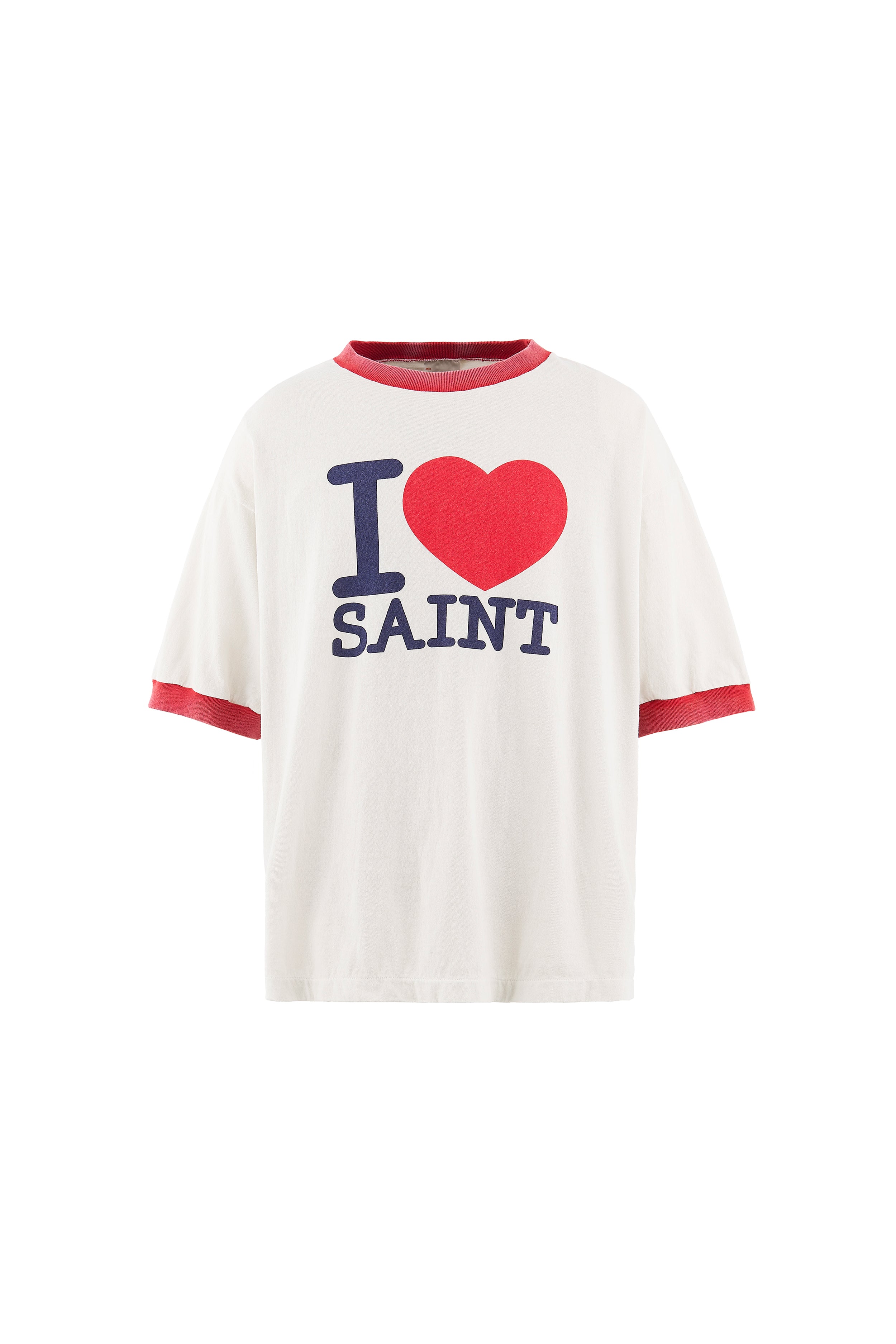 Saint Mxxxxxx (セントマイケル)/SS T-SHIRT/I LOVE SAINT/WHITE│正規 