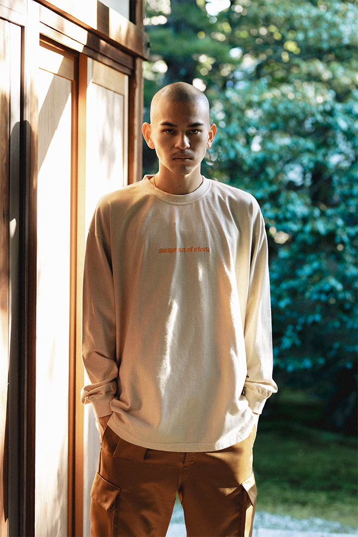 ALWAYS OUT OF STOCK × GIONTSUJIRI L/S TEE "exclusive"