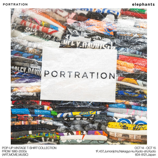 PORTRATION - POP-UP:VINTAGE T-SHIRT COLLECTION