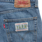 3D cross knit Denim