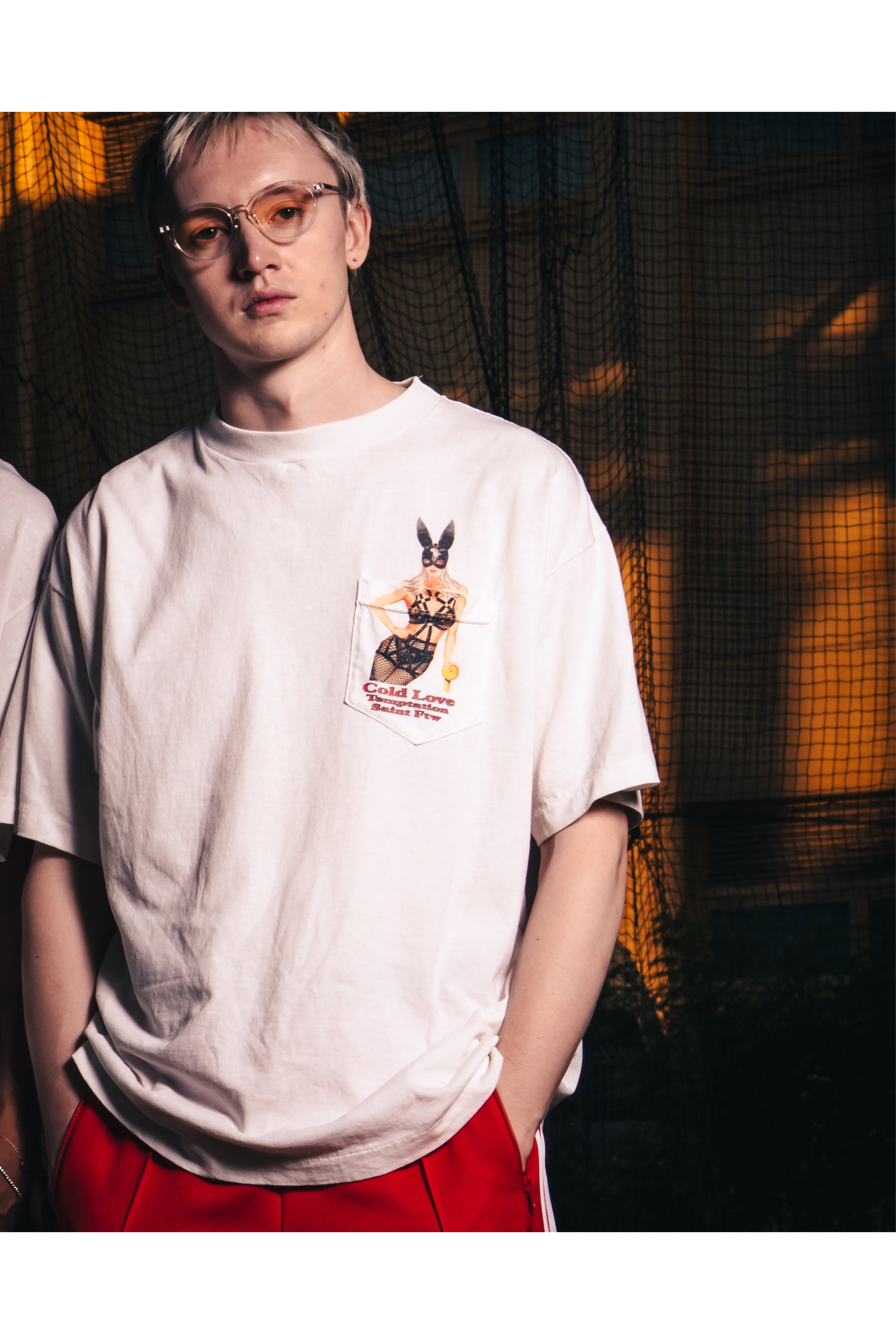Saint Mxxxxxx (セントマイケル)/SS T-SHIRT/POCKET/WHITE│正規通販