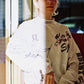 ALX_LS TEE/ DRAWING/WHITE