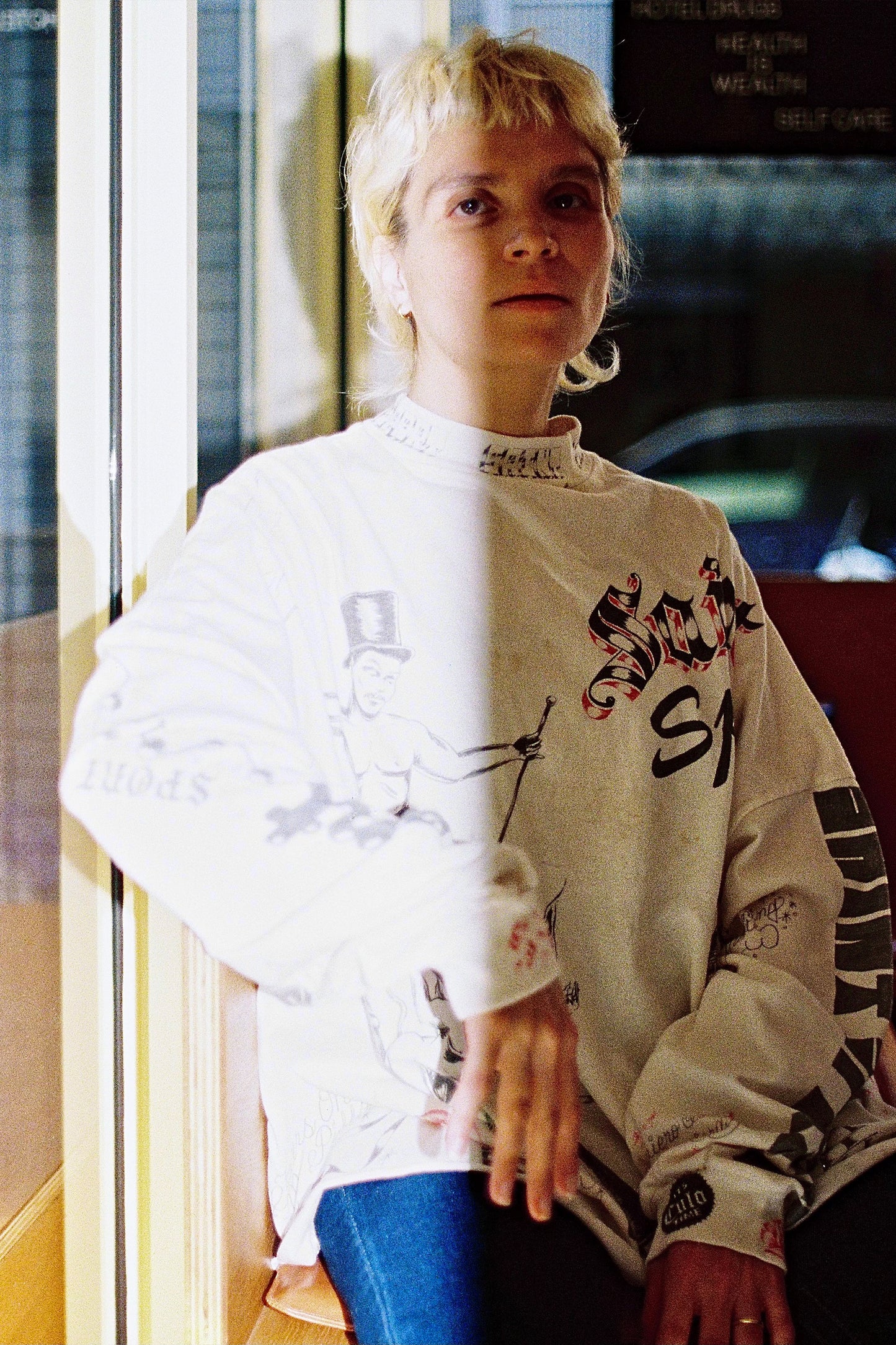 ALX_LS TEE/ DRAWING/WHITE