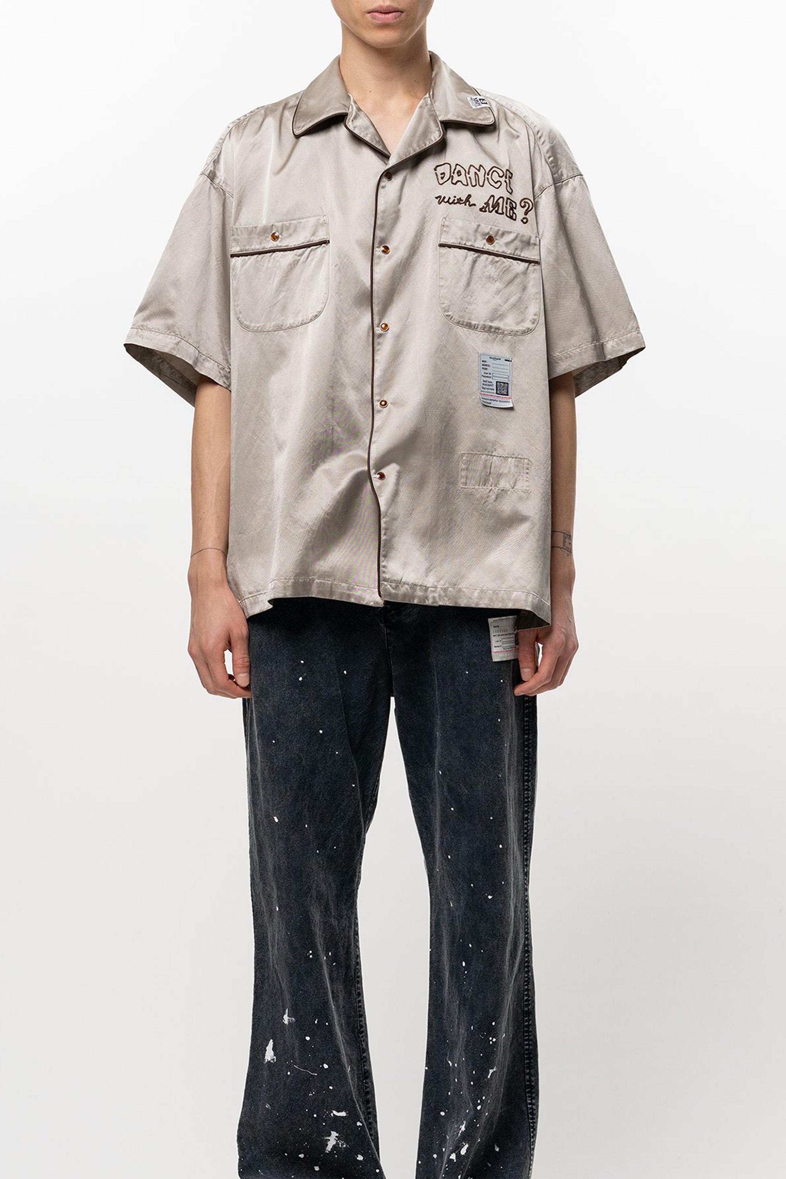 モアザン80s Maison Mihara Yasuhiro(メゾンミハラヤスヒロ)/SUN FADE H/S STN SH