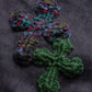 3D cross knit Denim