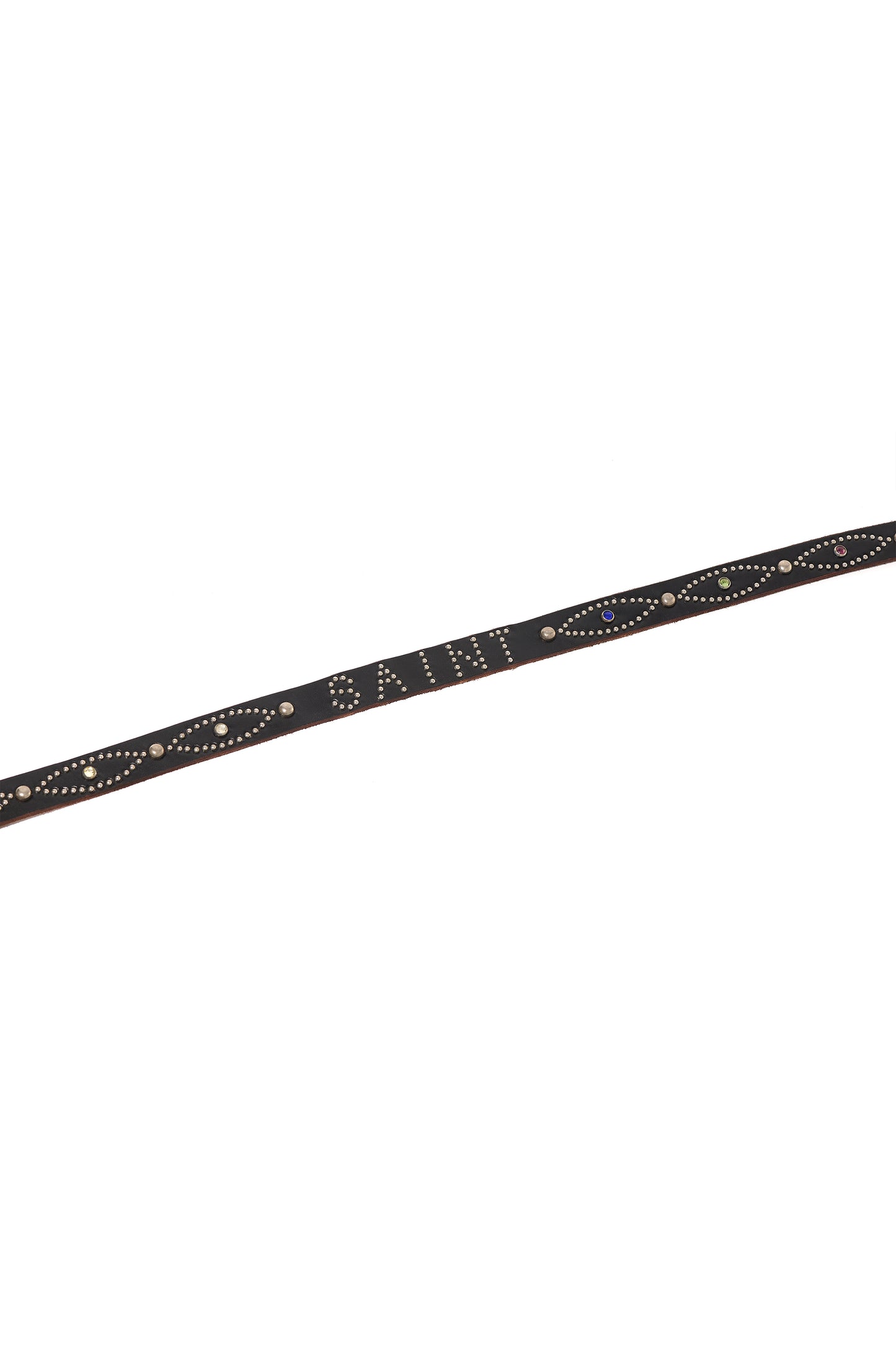 HTC_BELT NARROW/RINBW STONE/BLK