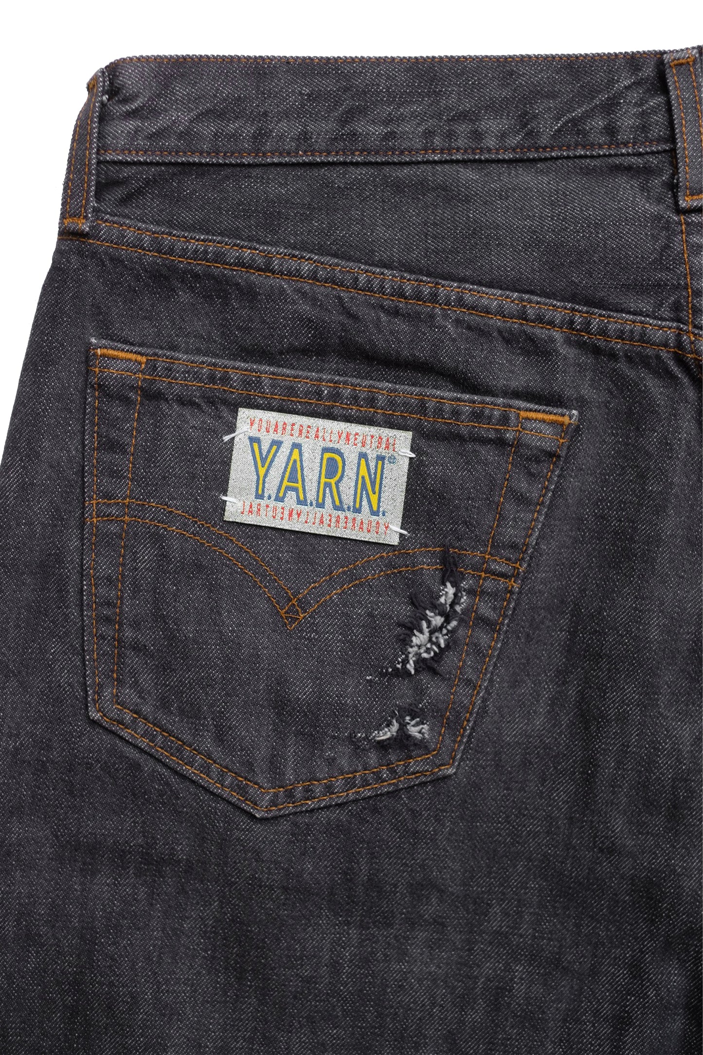 3D cross knit Denim