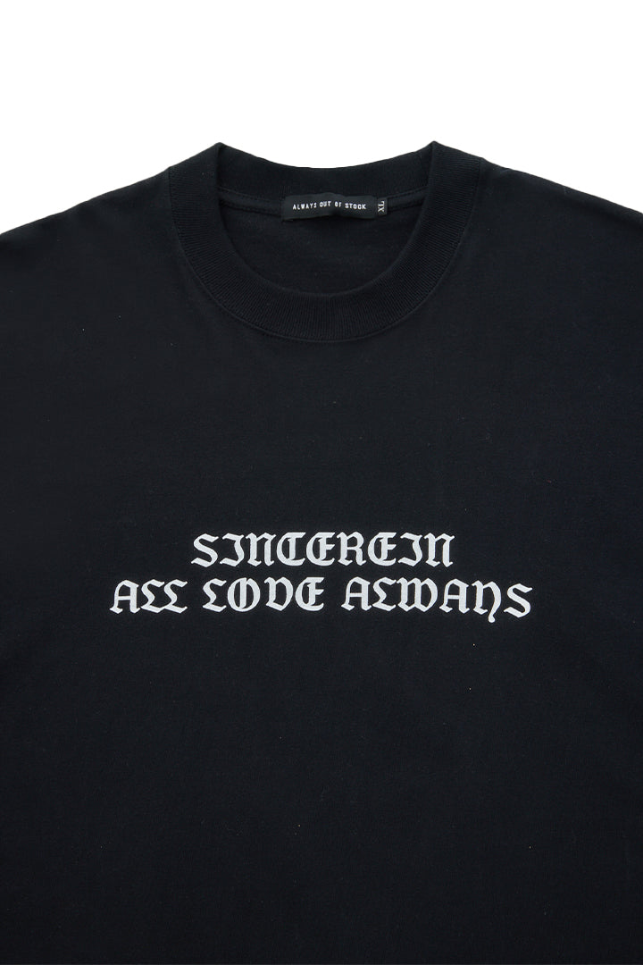 ALL LOVE ALWAYS DROP SHOULDER L/S TEE