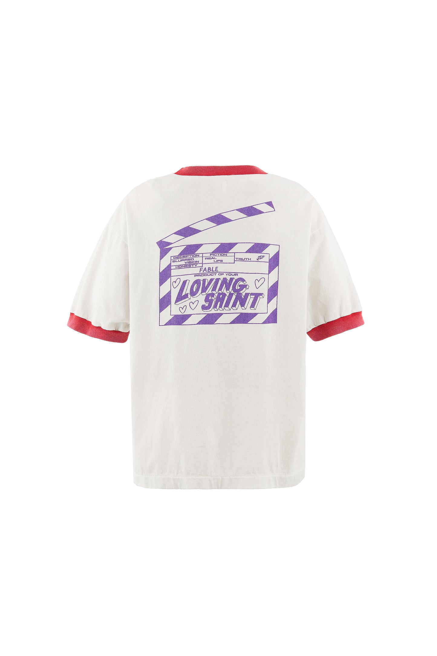 SS T-SHIRT/I LOVE SAINT/WHITE