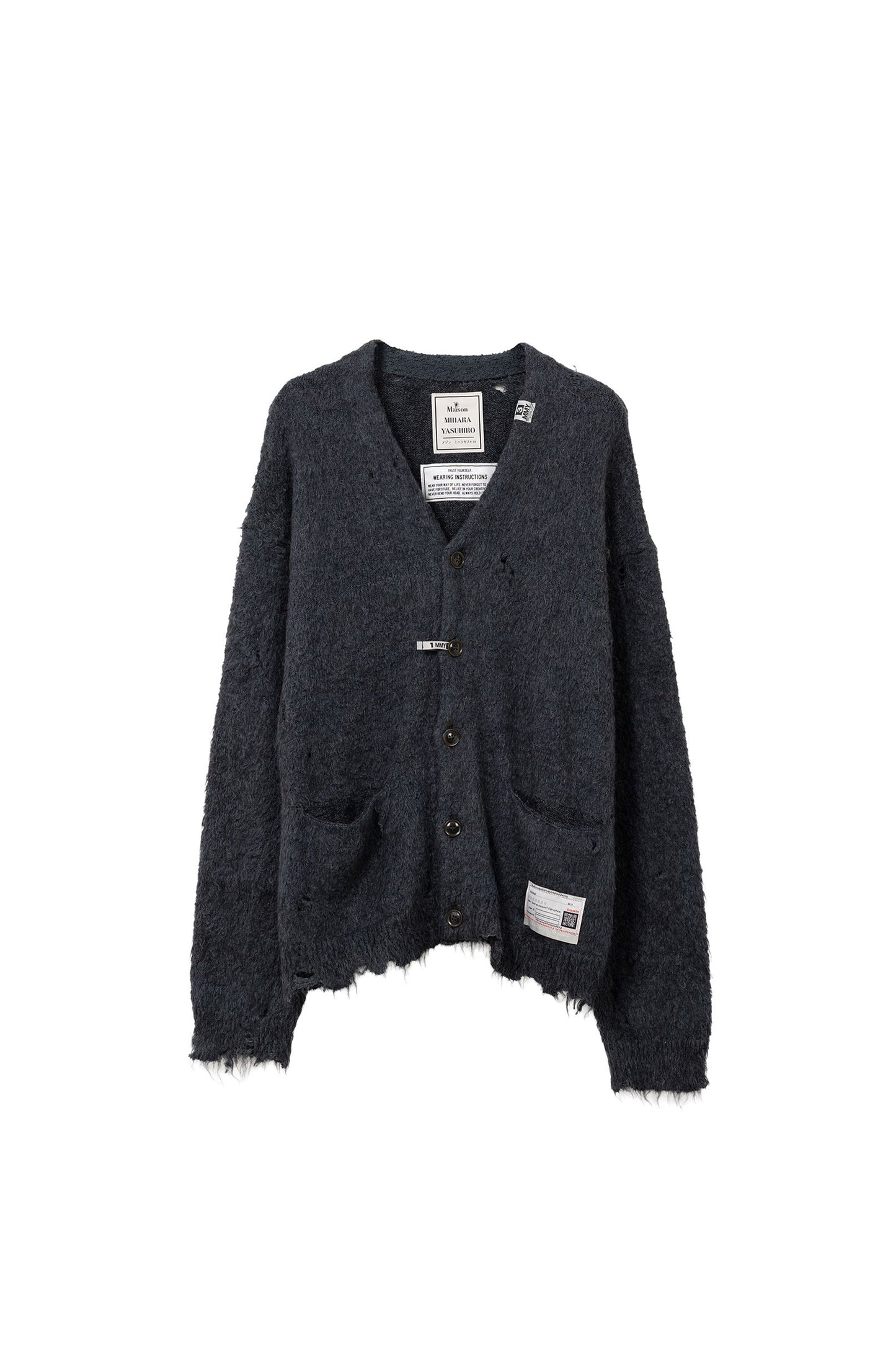 MOHAIR KNIT CARDIGAN