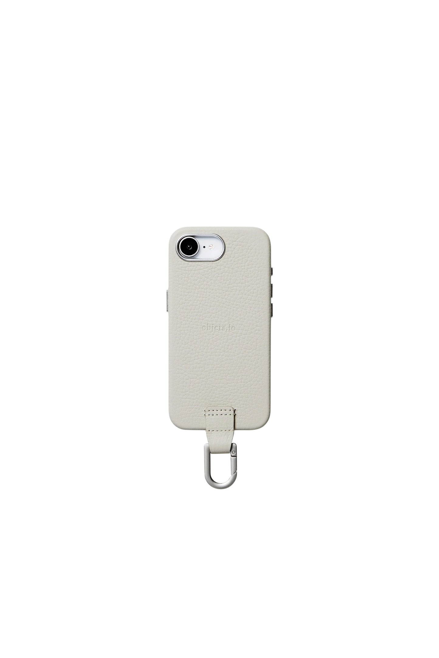 iPhone カラビナレザーケース【17. 16. 15】/ Marshmallow