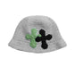 3D cross knit hat