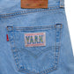 3D cross knit Denim