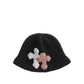 3D cross knit hat