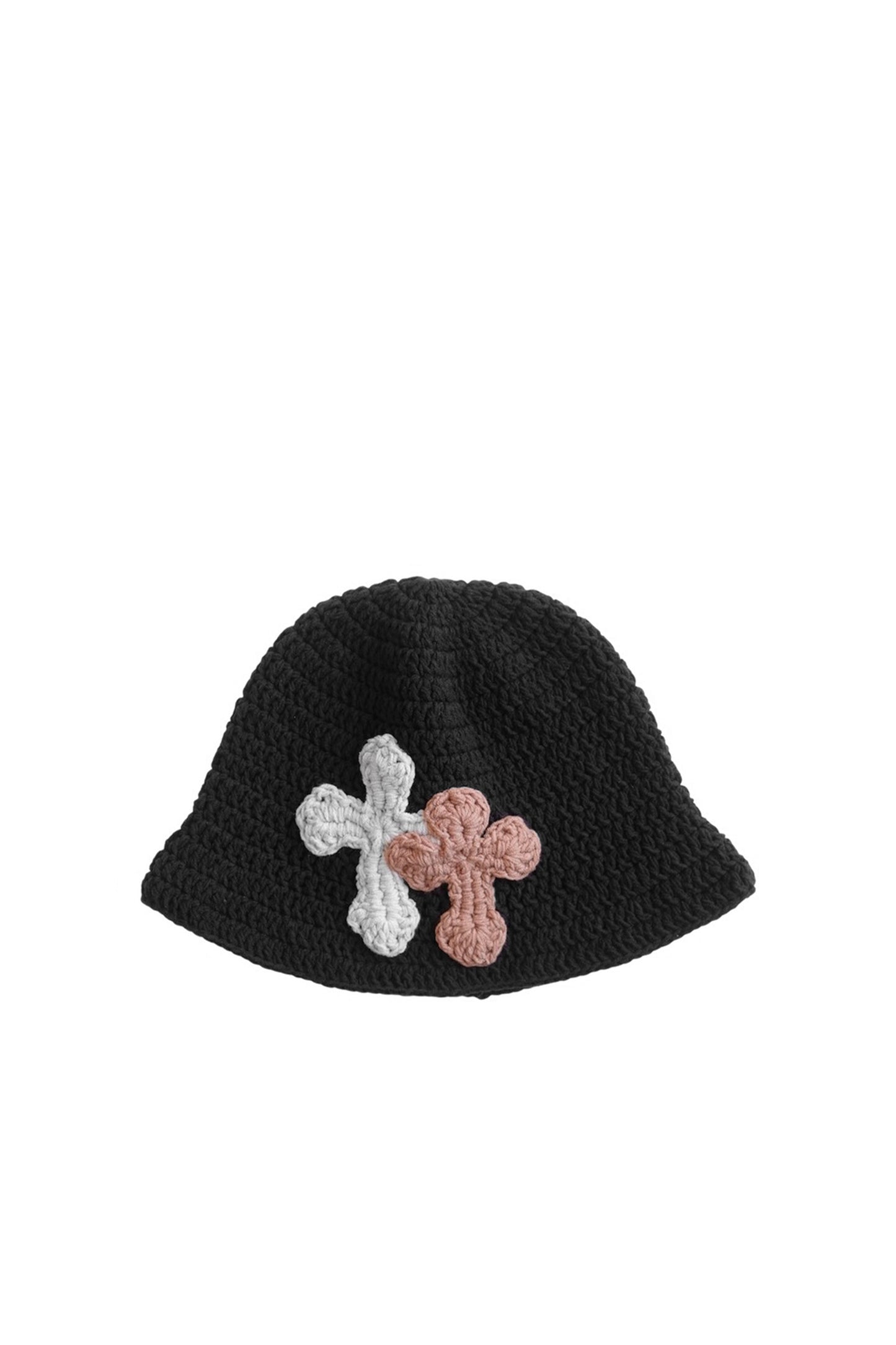 3D cross knit hat