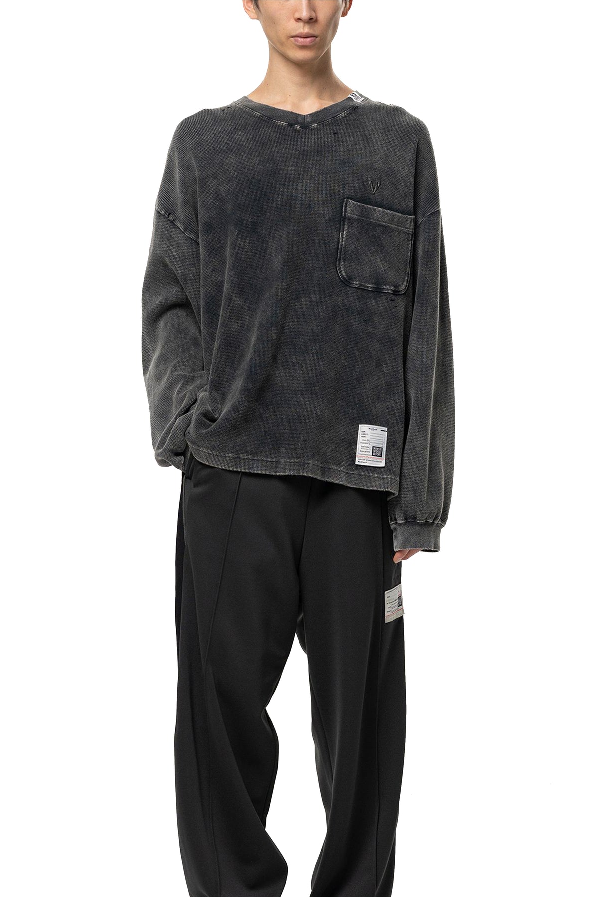 BLEACHED LONG SLEEVE