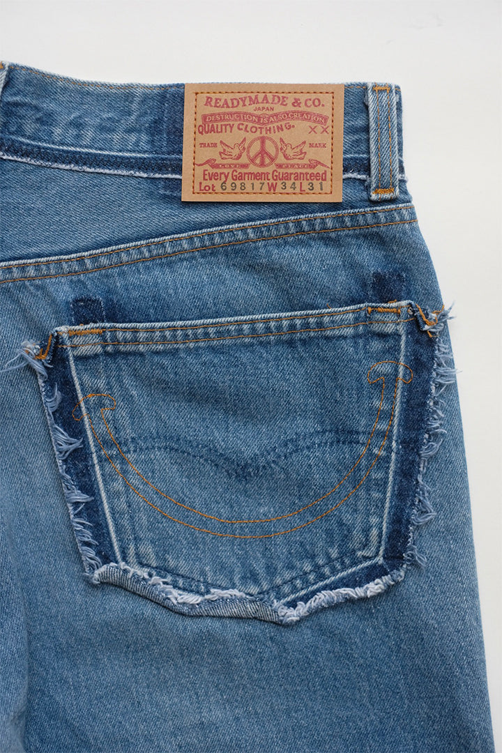 DENIM WIDW FLARE/BLUE