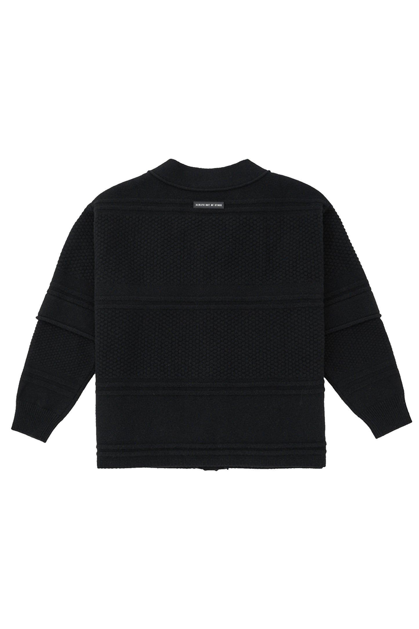 LA LOGO STRIPED CARDIGAN