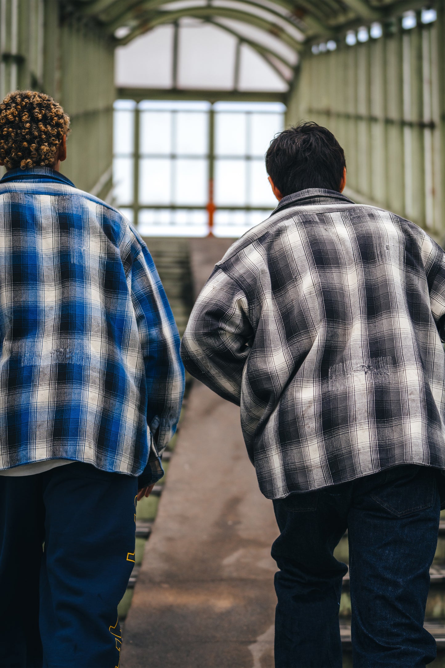 BB_FLANNEL SHIRT/ CHECK/BLUE