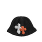 3D cross knit hat