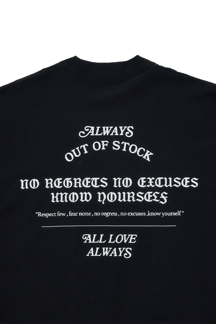 ALL LOVE ALWAYS DROP SHOULDER L/S TEE