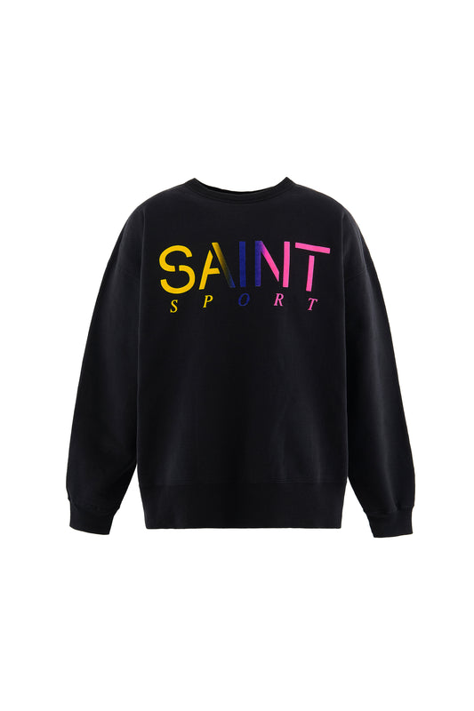 CRW NECK SWET/ SAINT SPORT/BLK