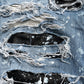 DESTROY LEATHER DENIM PANTS