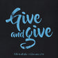 GIVE & GIVE L/S TEE
