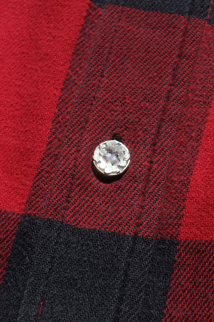 CHECK LS SHIRT/RED