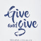 GIVE & GIVE L/S TEE