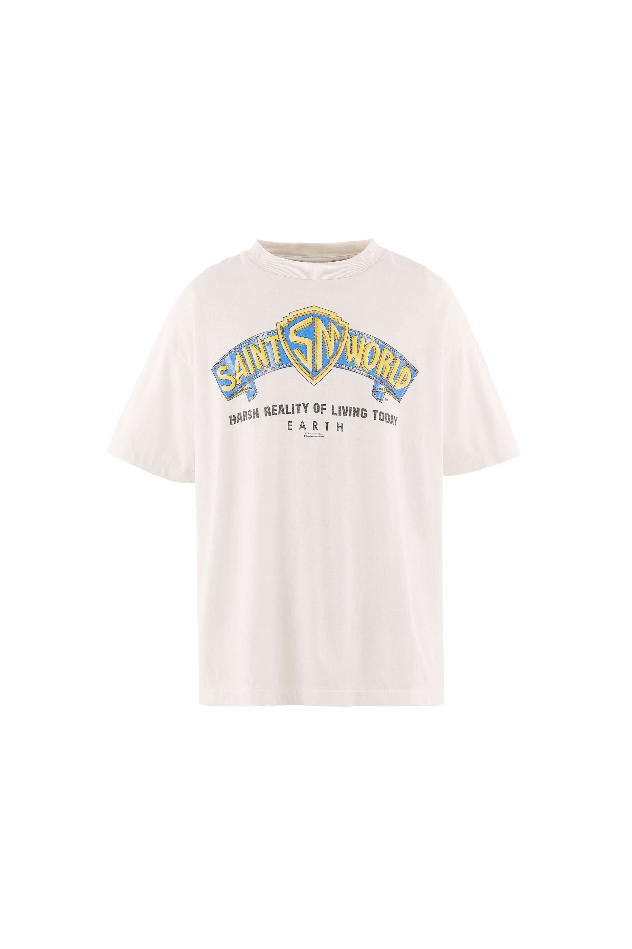 Saint Mxxxxxx (セントマイケル)/SS T-SHIRT/SAINTWORLD/WHITE│正規