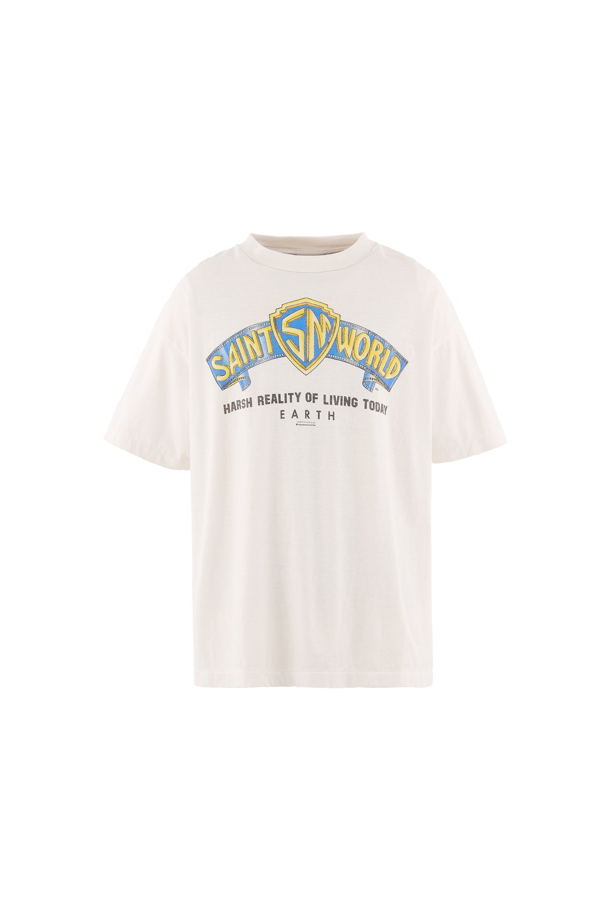 Saint Mxxxxxx (セントマイケル)/SS T-SHIRT/SAINTWORLD/WHITE│正規