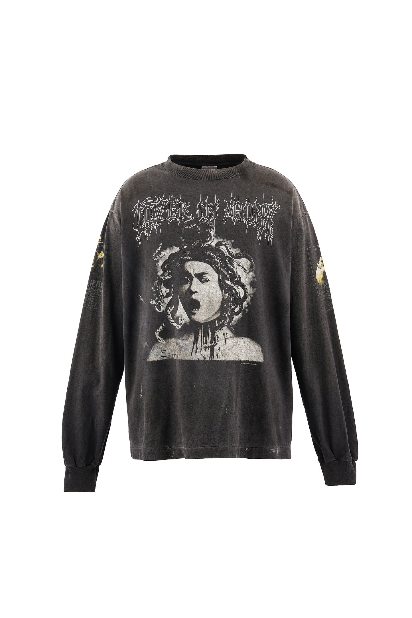 LS T-SHIRT/MEDUSA/BLACK