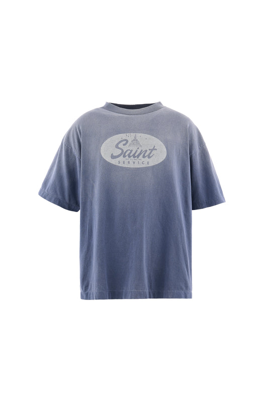 SS T-SHIRT/SAINT SERVICE/NAVY