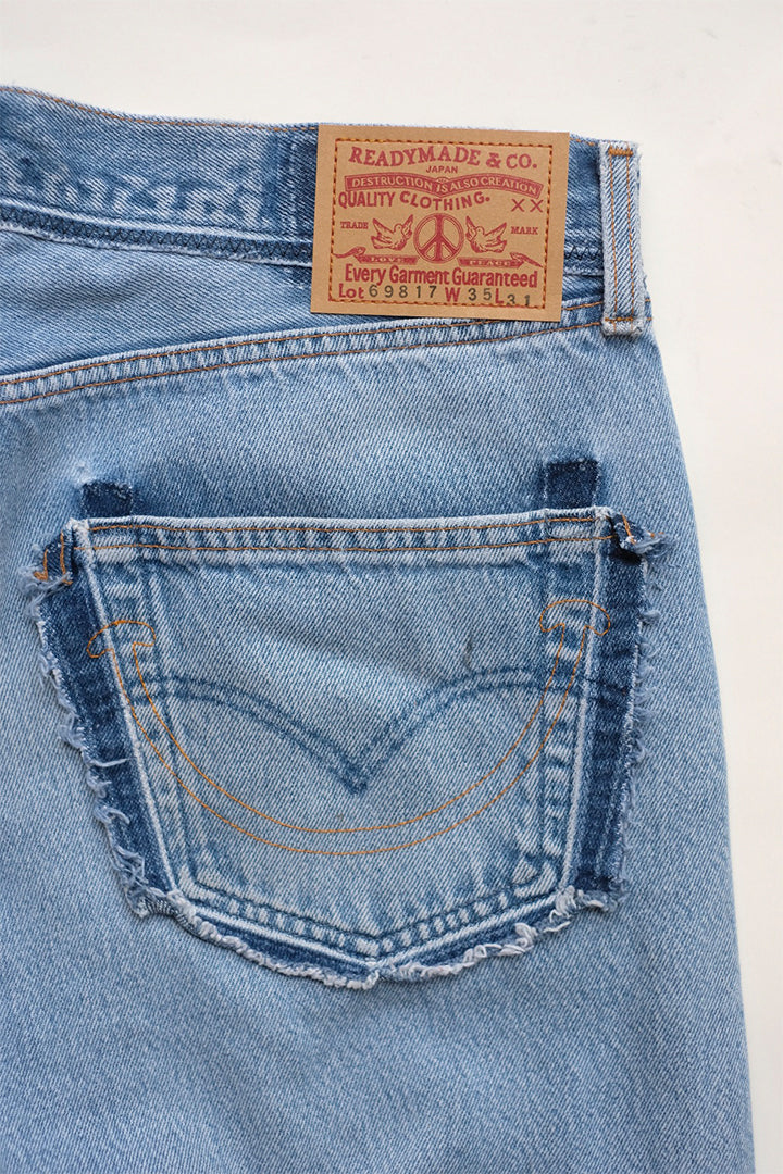 DENIM WIDW FLARE/BLUE