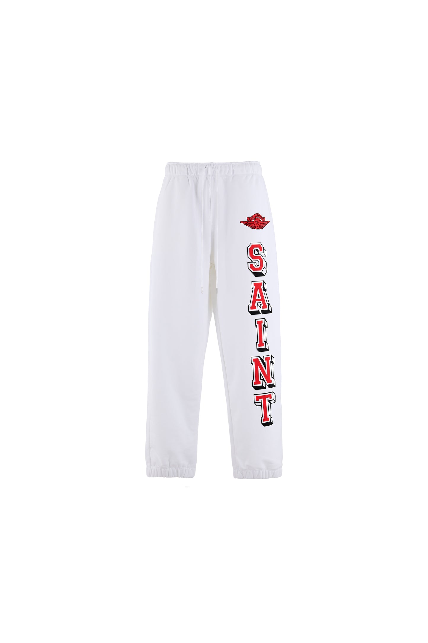 M J SM FLC PANT/WHITE