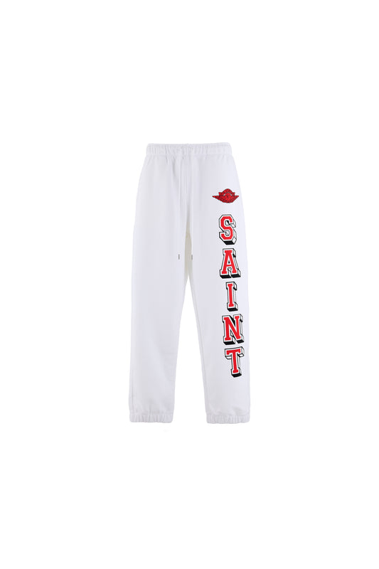 M J SM FLC PANT/WHITE